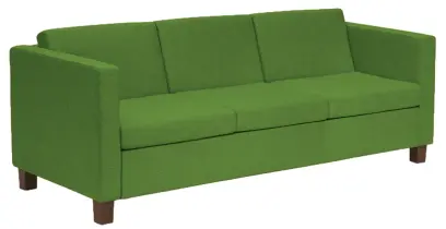 BOGA - 3 sedací souprava, látka BONDAI BN13 (7048) - látka trávově zelená